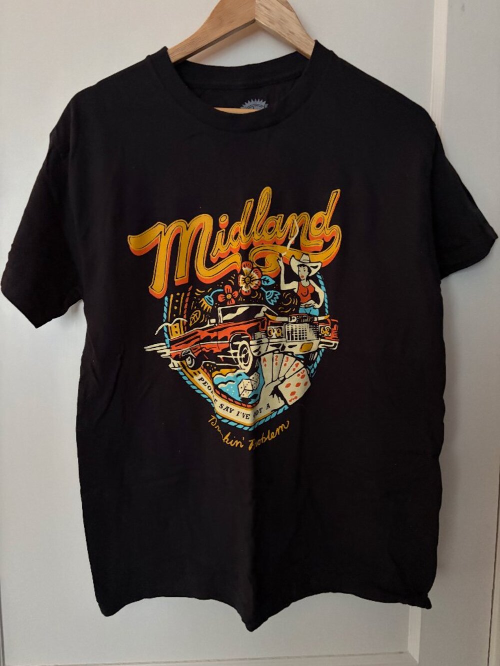 Midland Band Concert T-shirt Size Large People Say I've Got a Drinking Problem